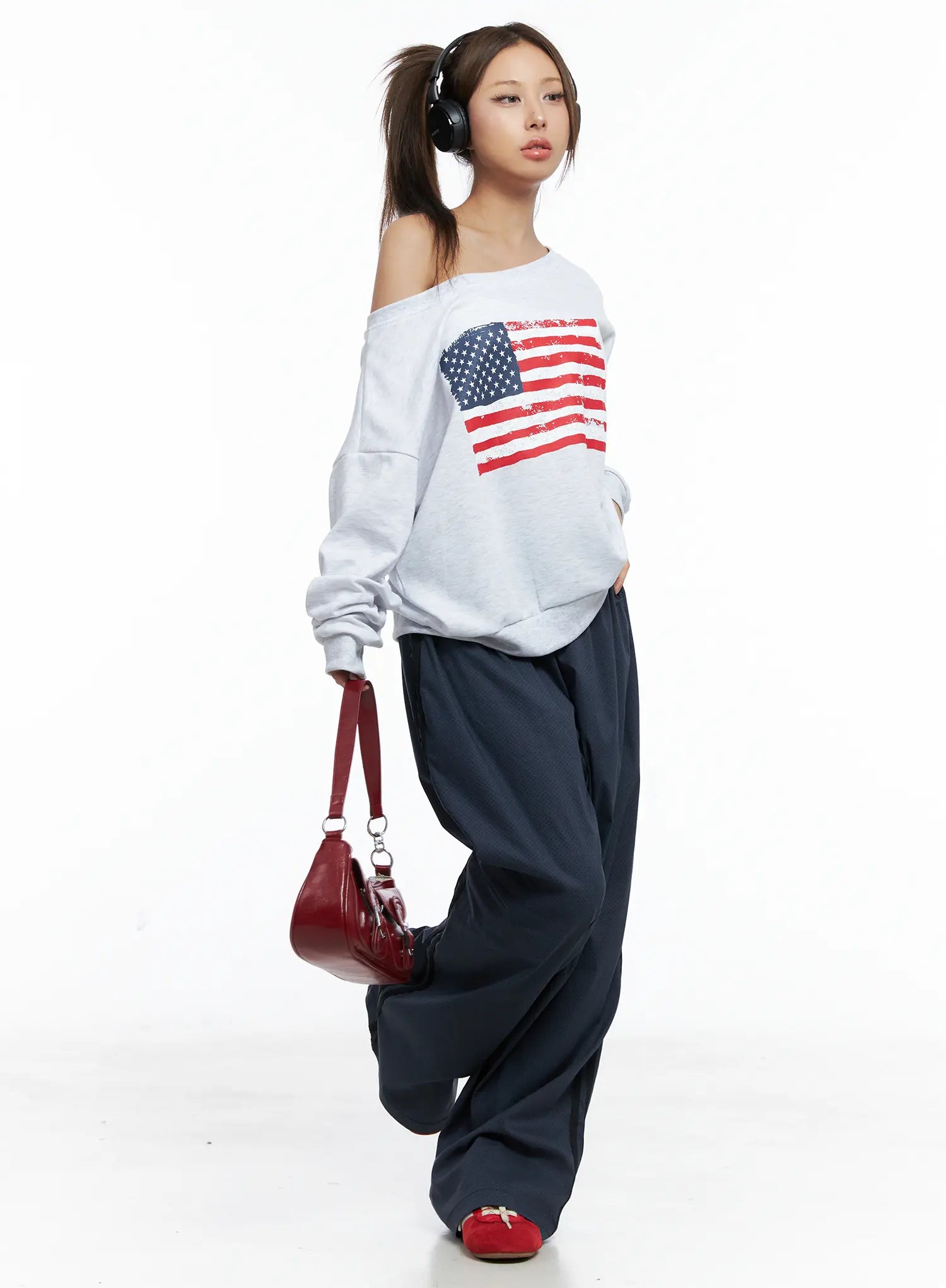 Wide Leg Track Pants CS504