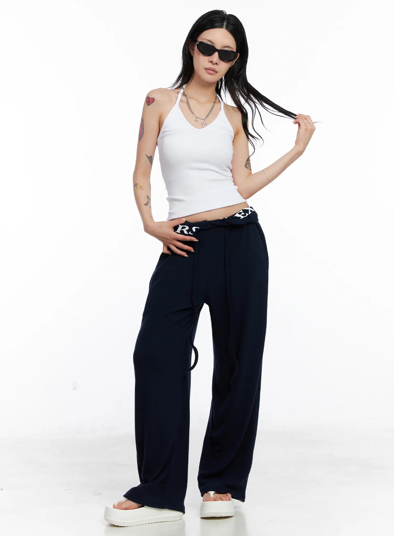 Graphic Banding Sweatpants CS526