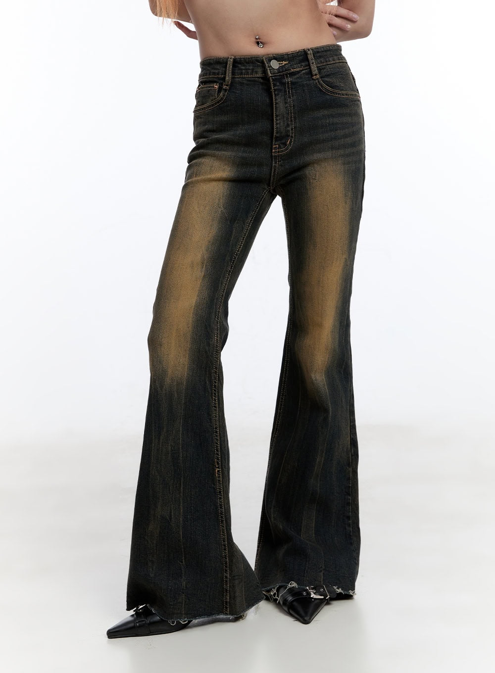 Billie Washed Bootcut Jeans CY530