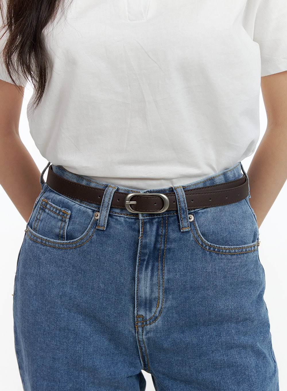 Oval Buckle Belt OU411