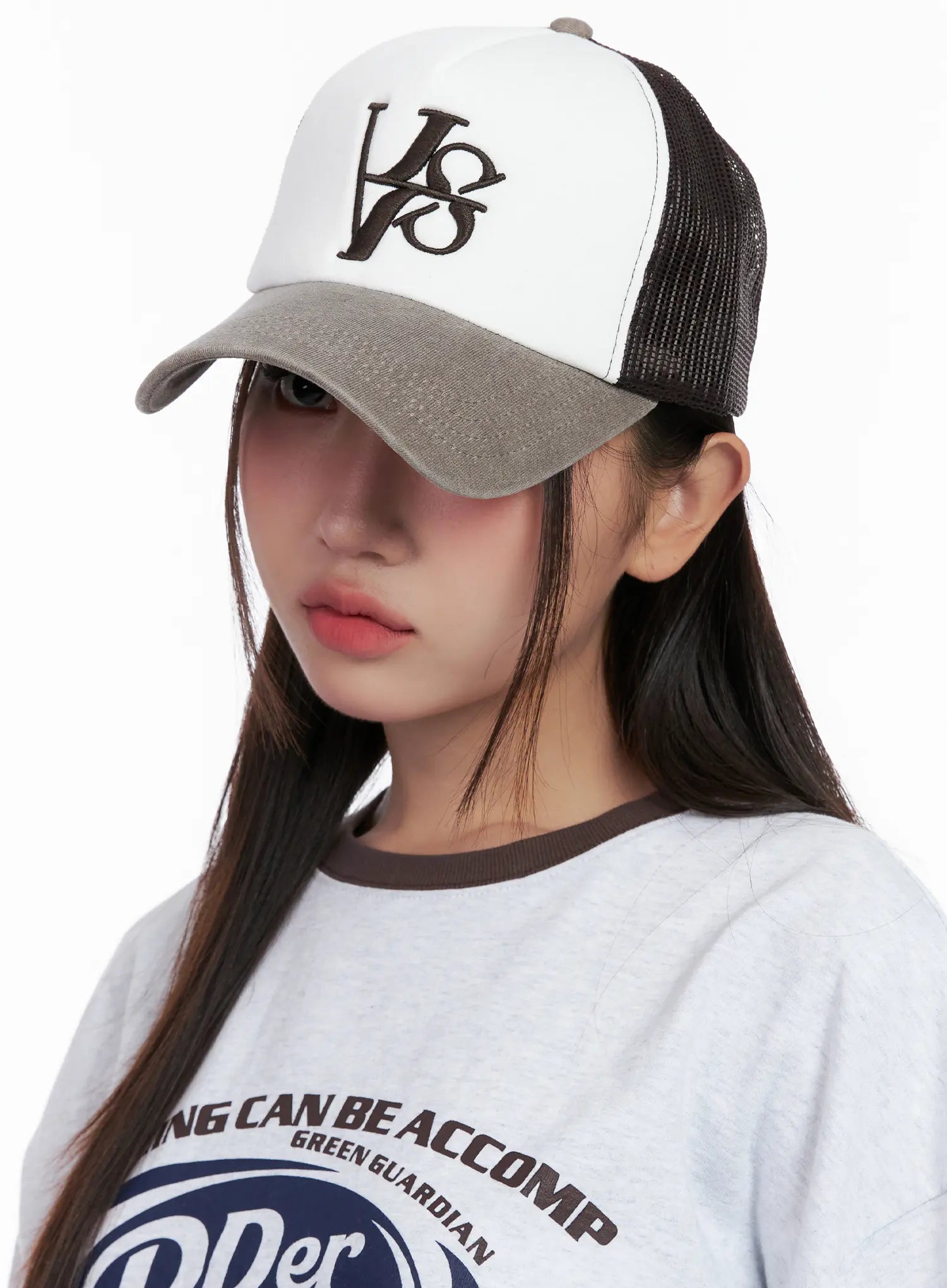 Embroidered Mesh Trucker Cap CL522