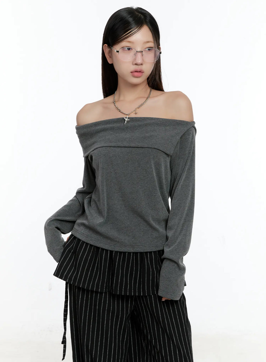 Off-Shoulder Long Sleeve CS517