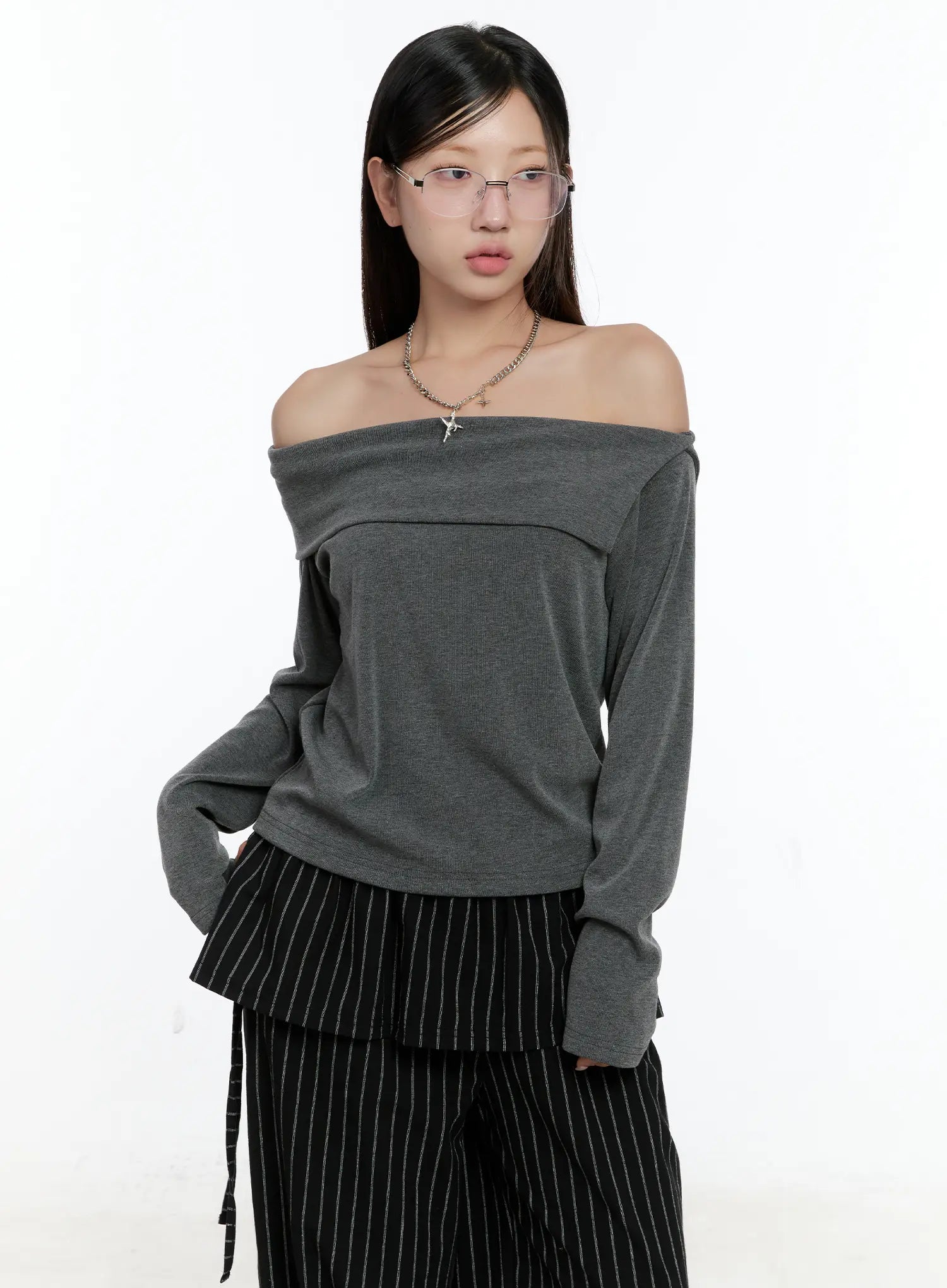 Off-Shoulder Long Sleeve CS517