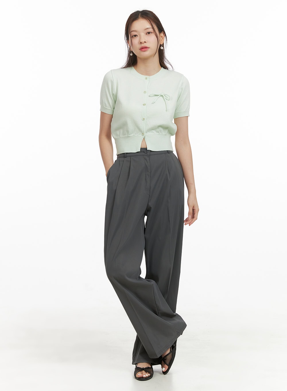 Wide Fit Trousers with Banding OY421
