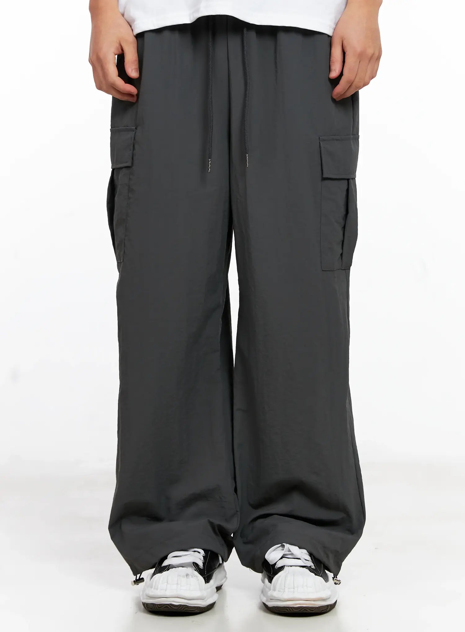 Men's Cargo Drawstring Pants IG508