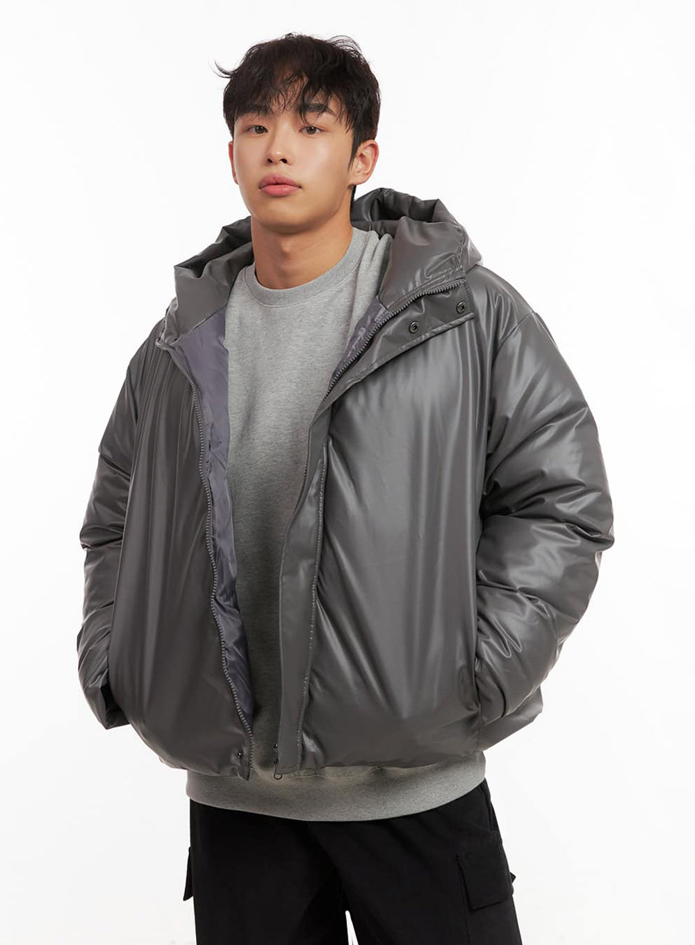 Men's Chic Hooded Puffer Jacket ID427
