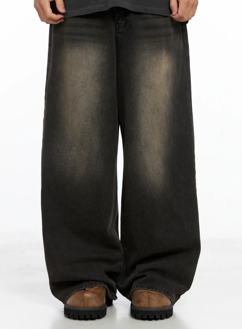 Men's Deep Washed Jeans IS502