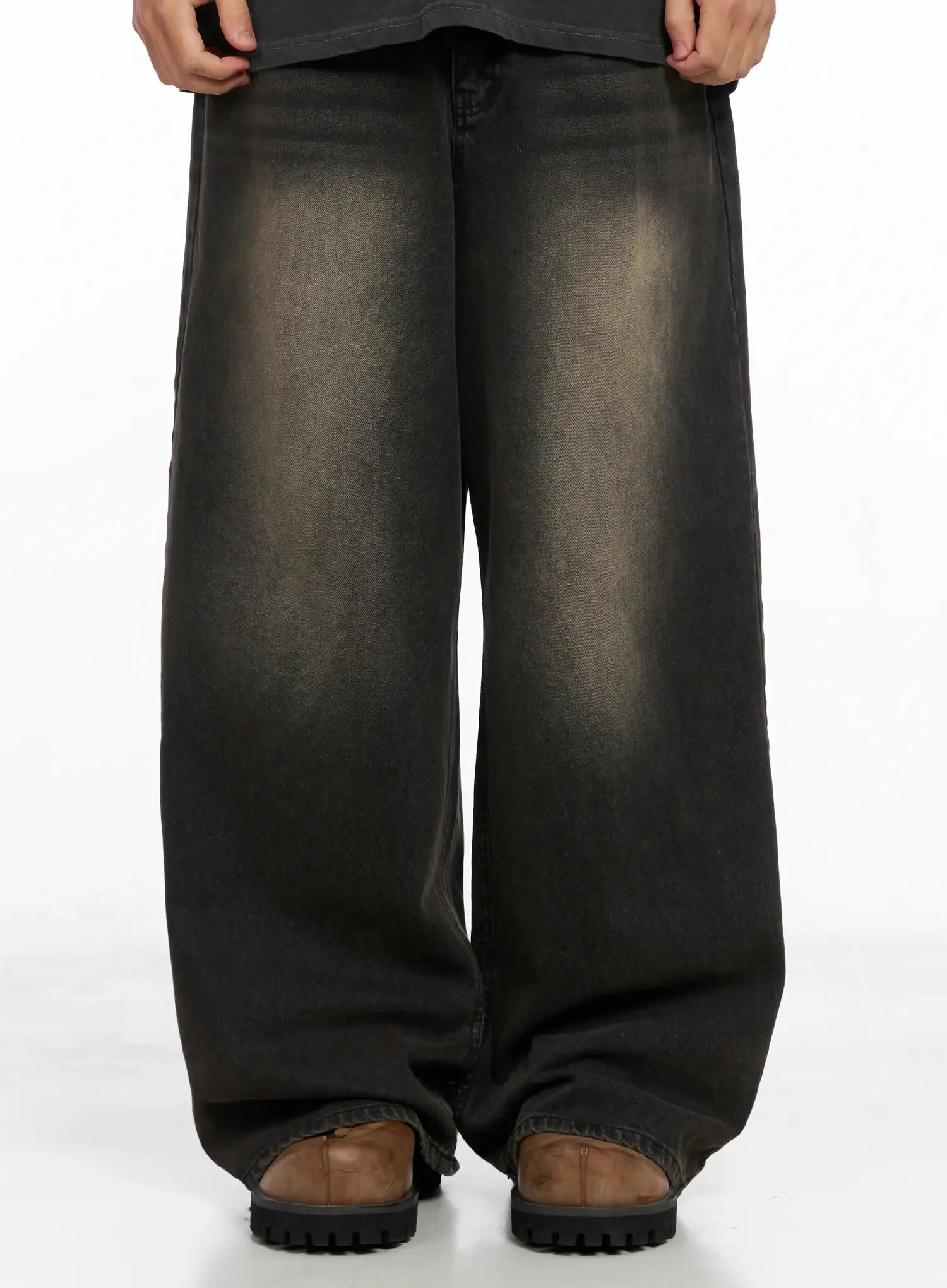 Men's Deep Washed Jeans IS502