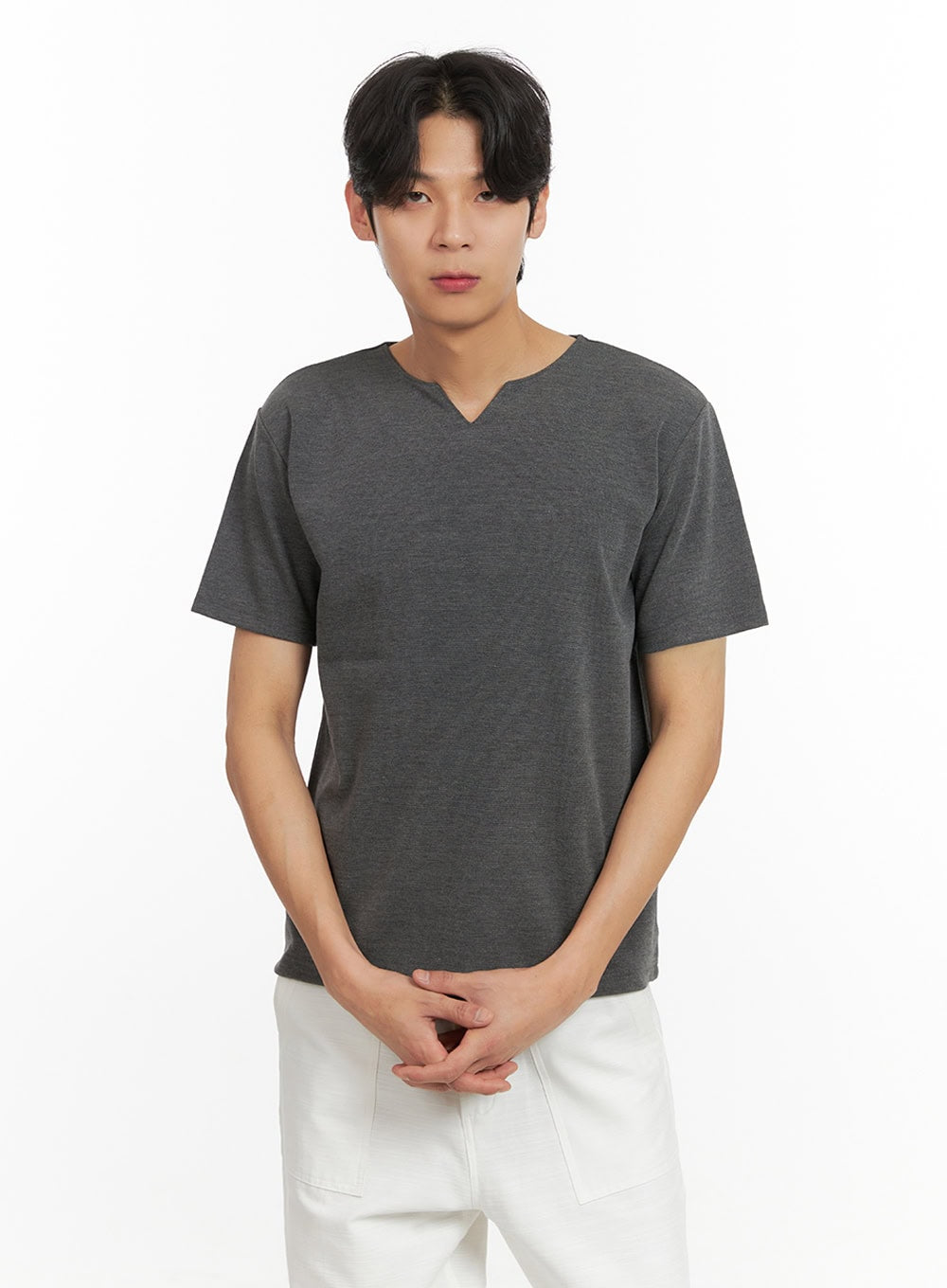 Men's Classic Short Sleeve (Dark Gray) IY431
