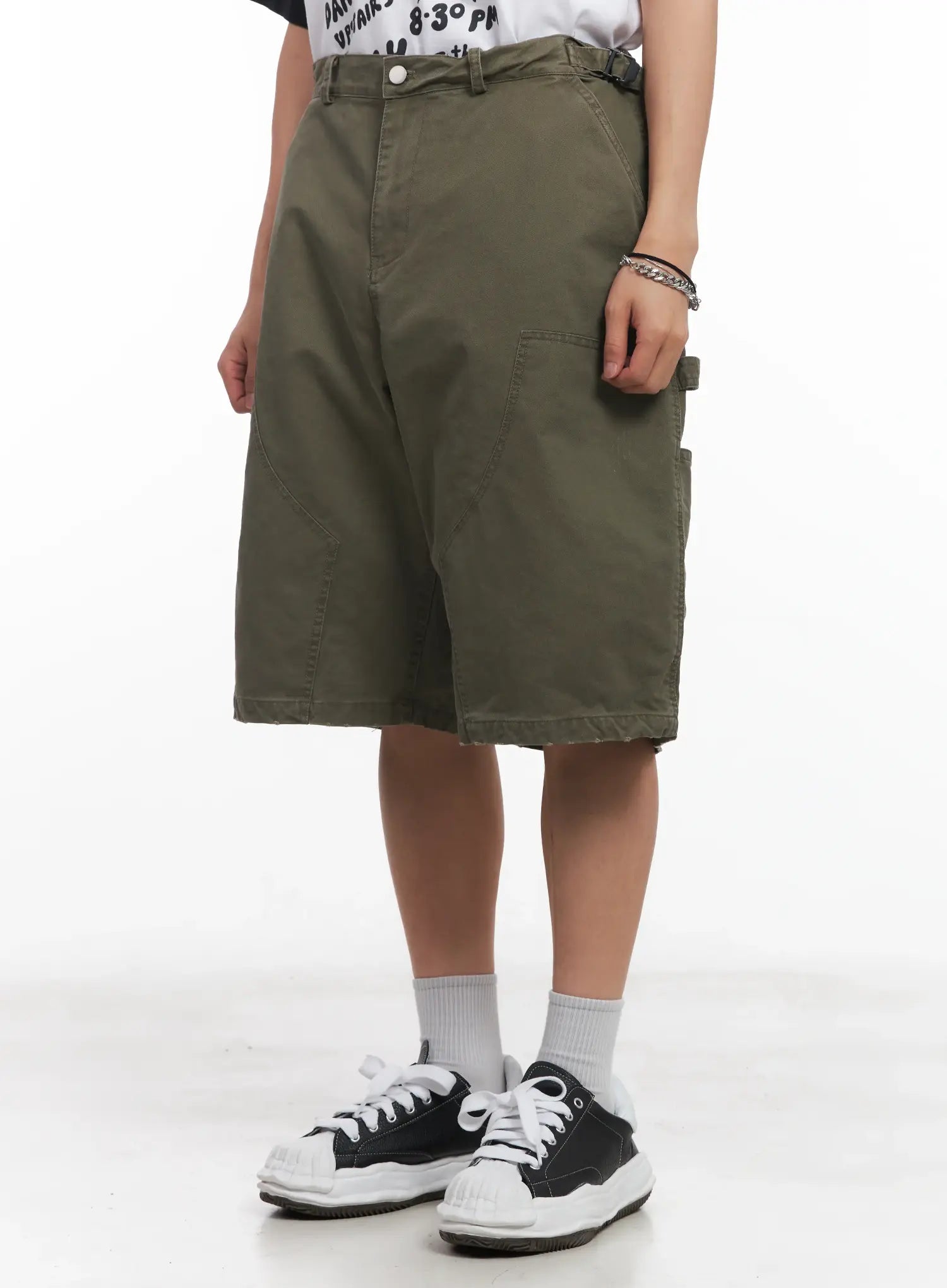 Men's Wide-Fit Bermuda Shorts IU519