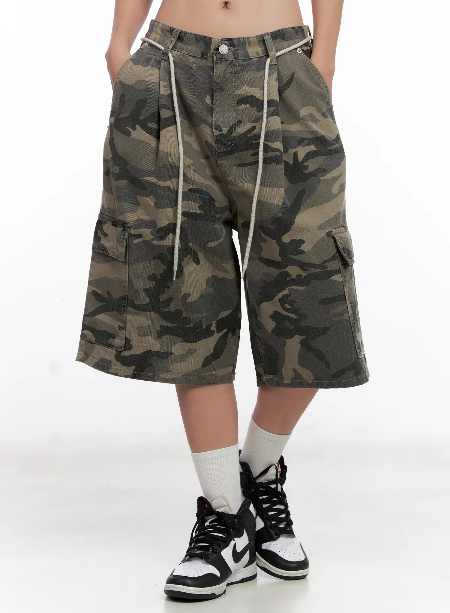 Camo Cargo Jorts CL521