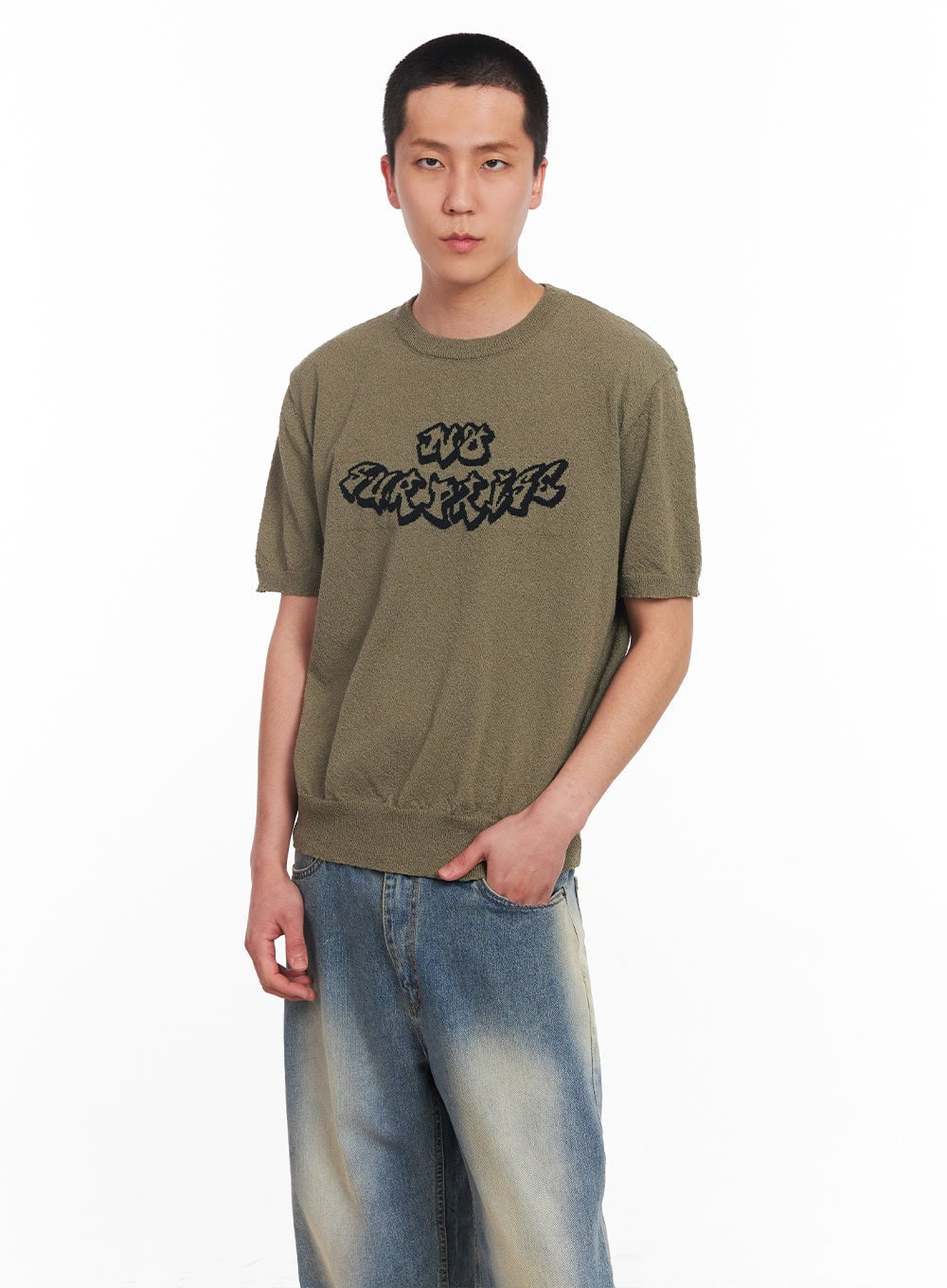 Men's Graphic Knit Tee IU512