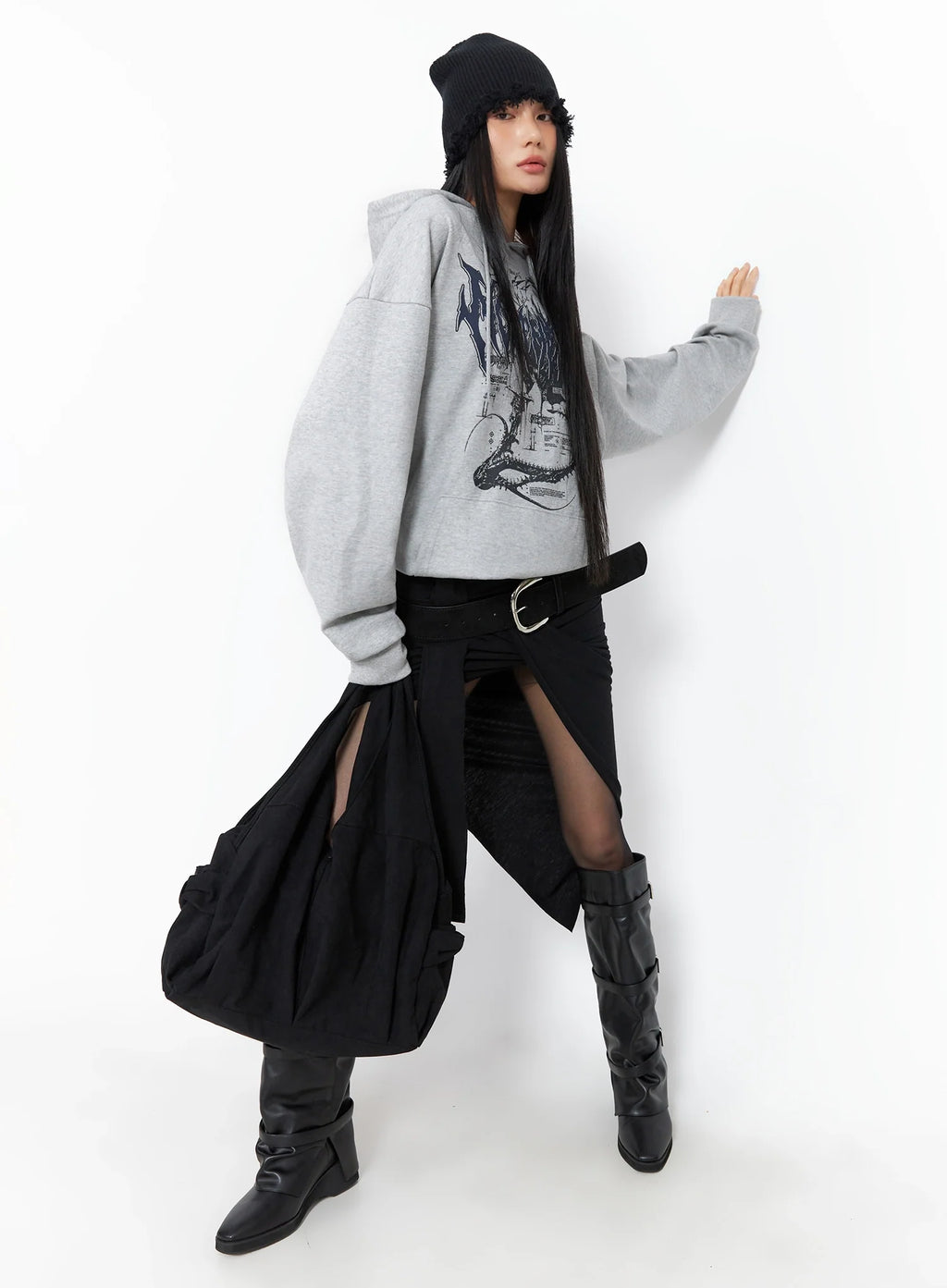 Oversized Graphic Hoodie CO516