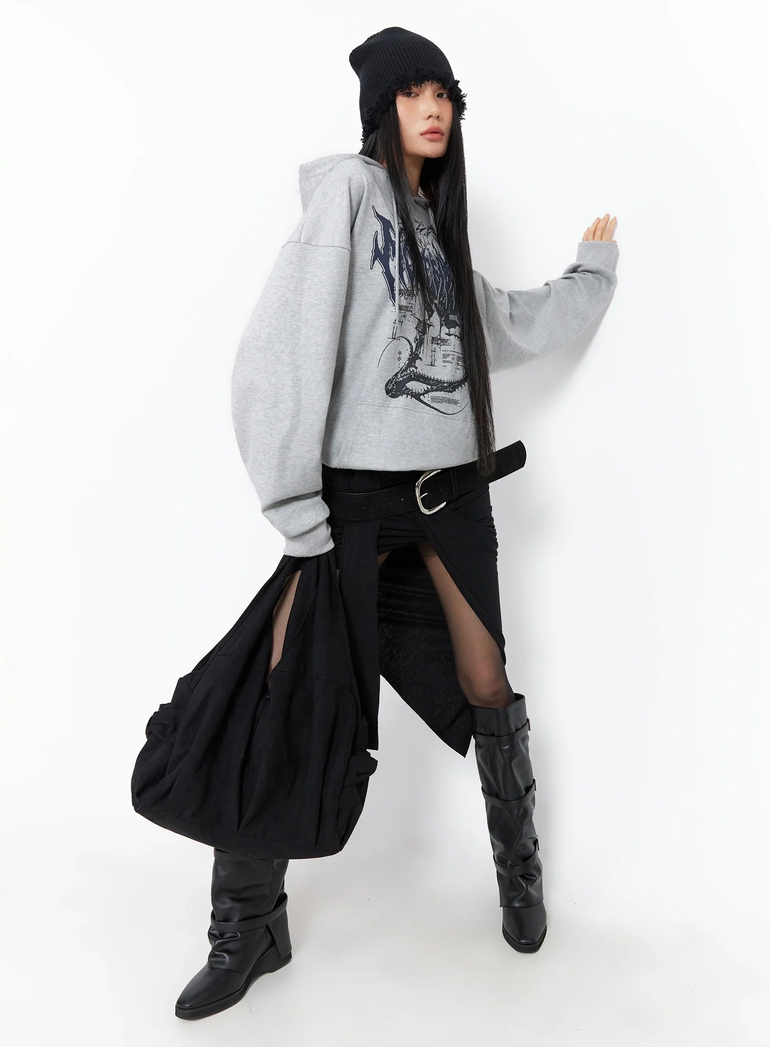 Oversized Graphic Hoodie CO516