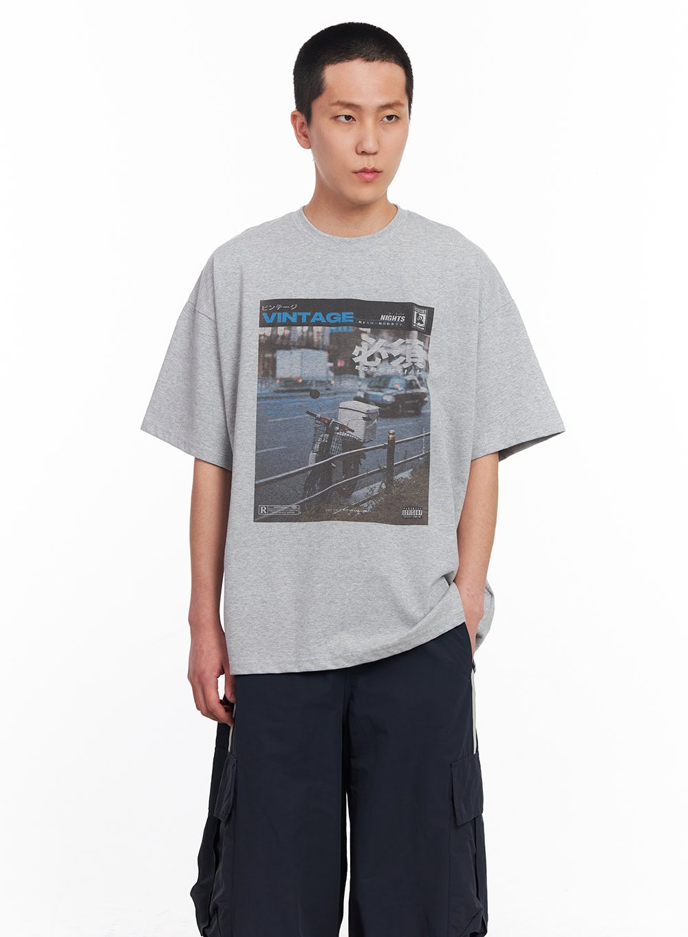 Men's Vintage Graphic T-Shirt IU512