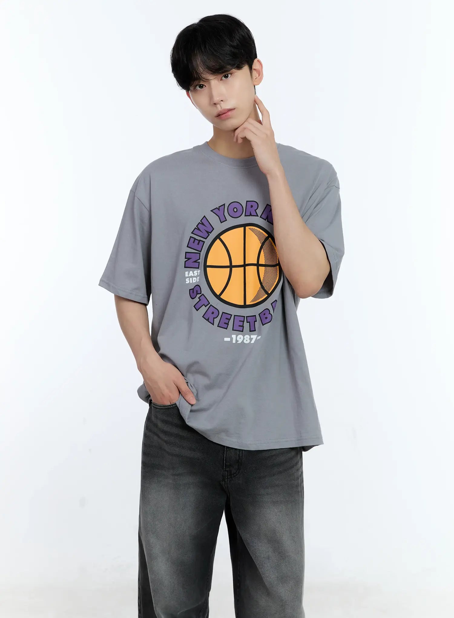 Men's Basketball Graphic T-Shirt IL529