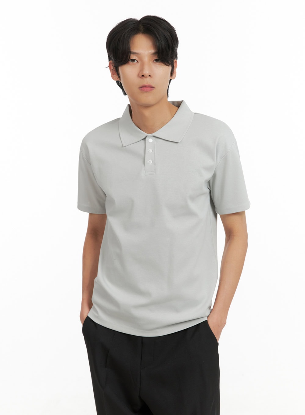 Men's Basic Polo Shirt IY402