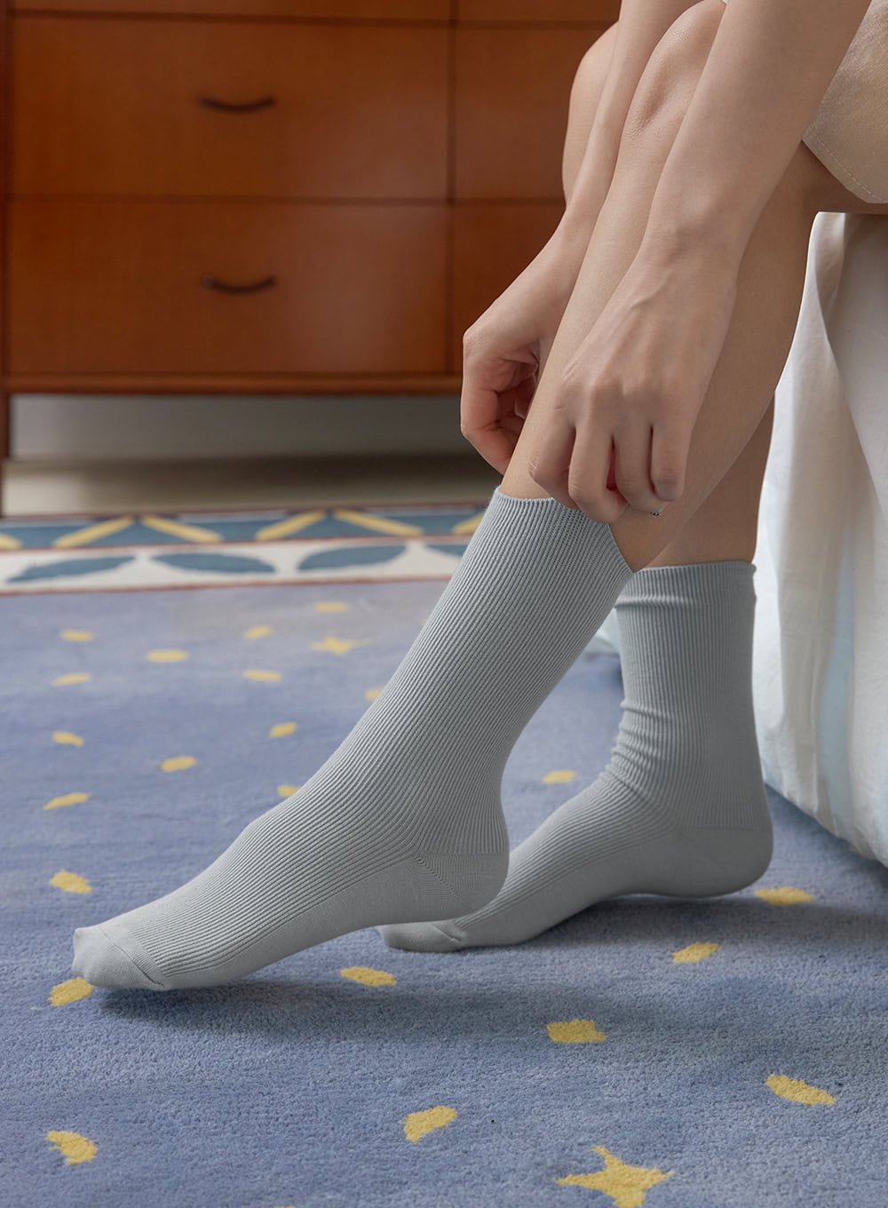 Cotton Solid Basics Socks OY427