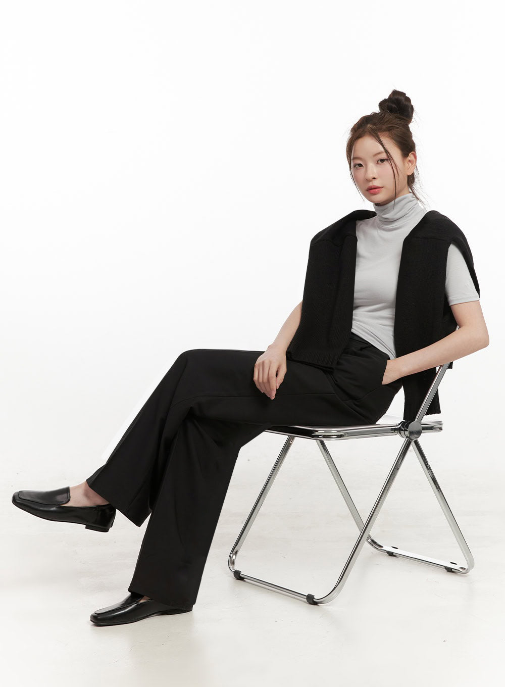 Essential Turtle Neck Short Sleeve Top IF505