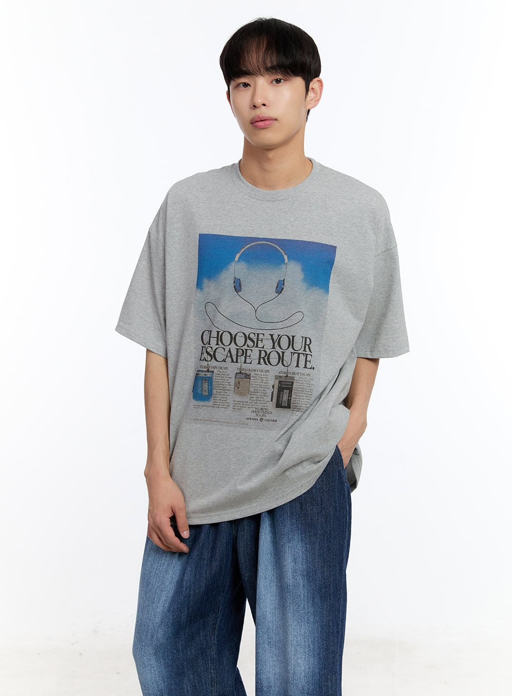 Men's Digital Graphic T-Shirt IY529