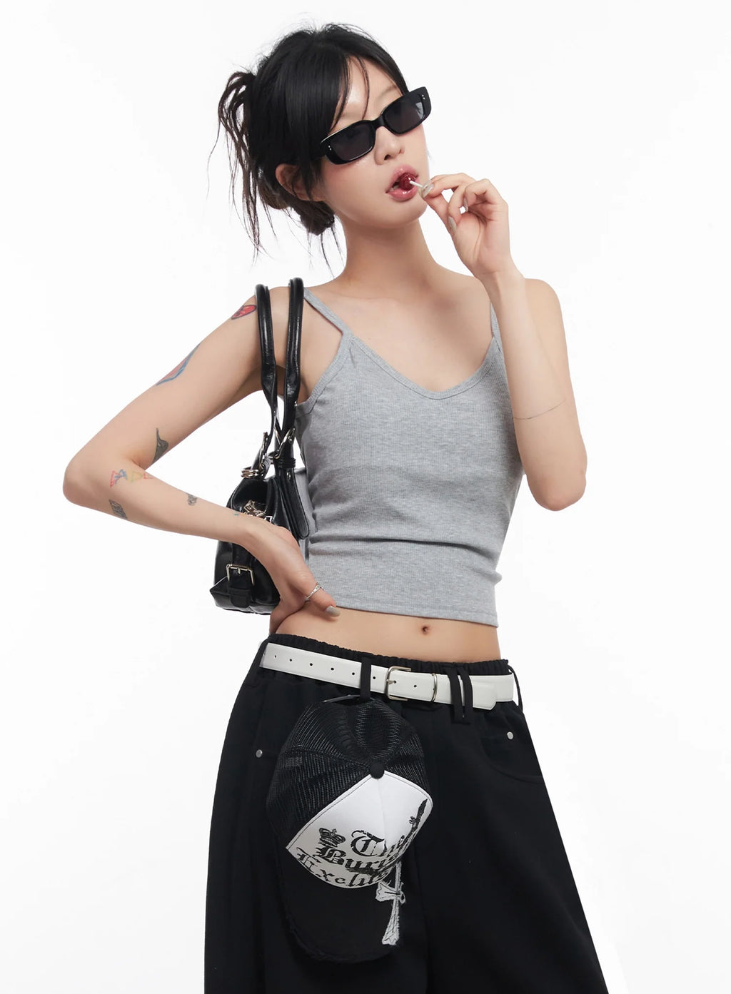 Ribbed Cap-Sleeve Tank IC503