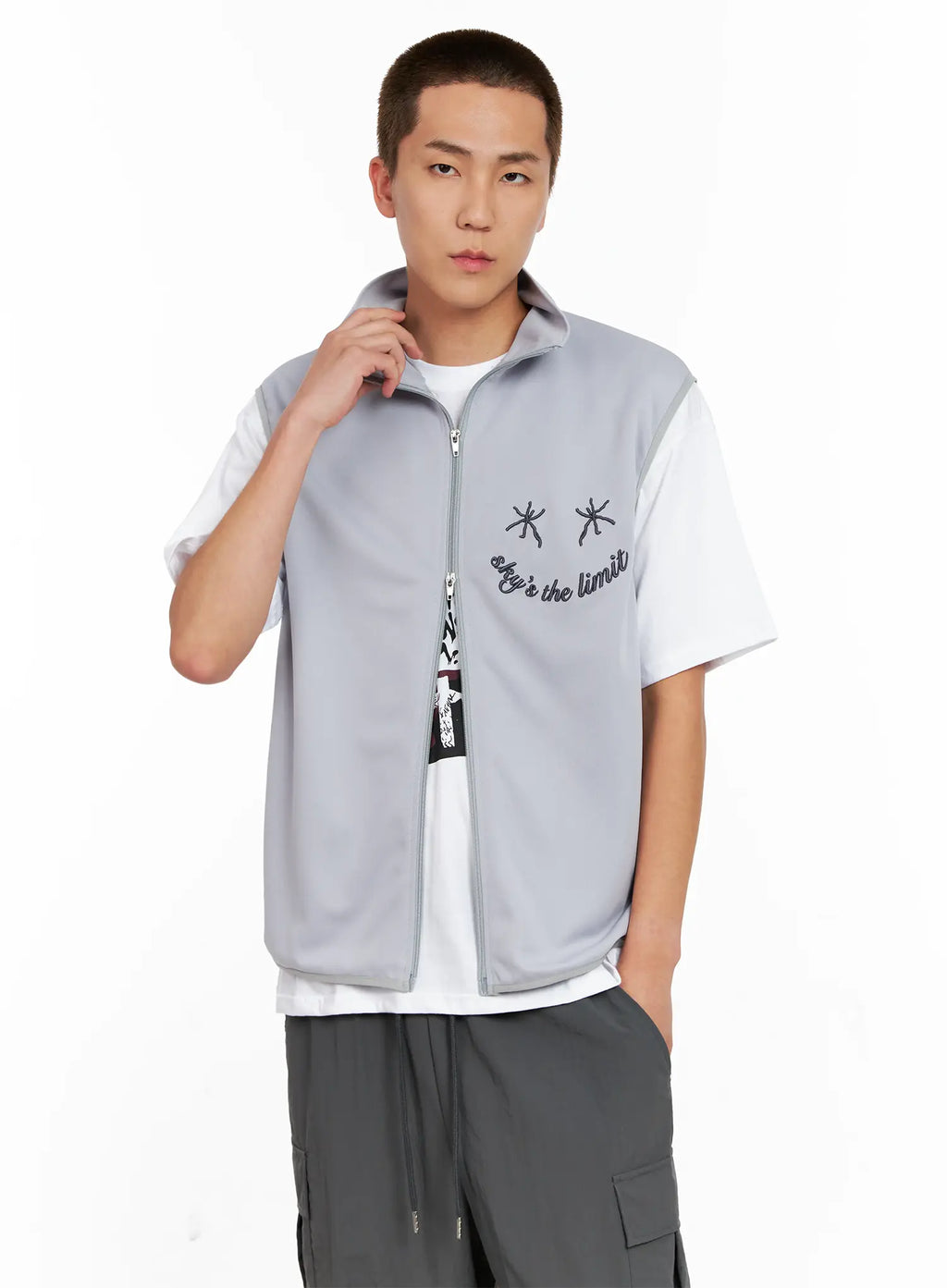 Men's High-Neck Vest IG508