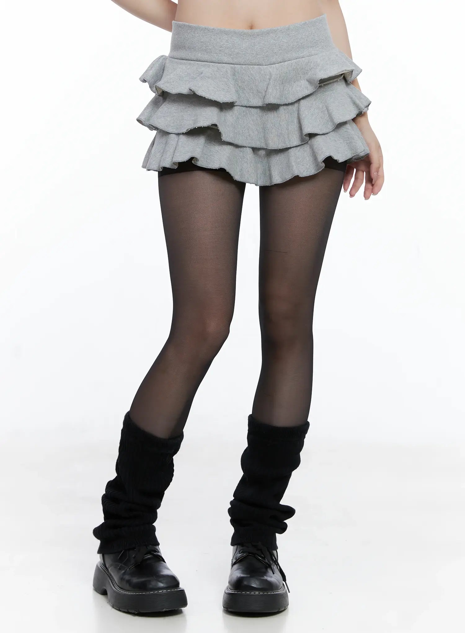 Frill Layered Mini Skirt CS501