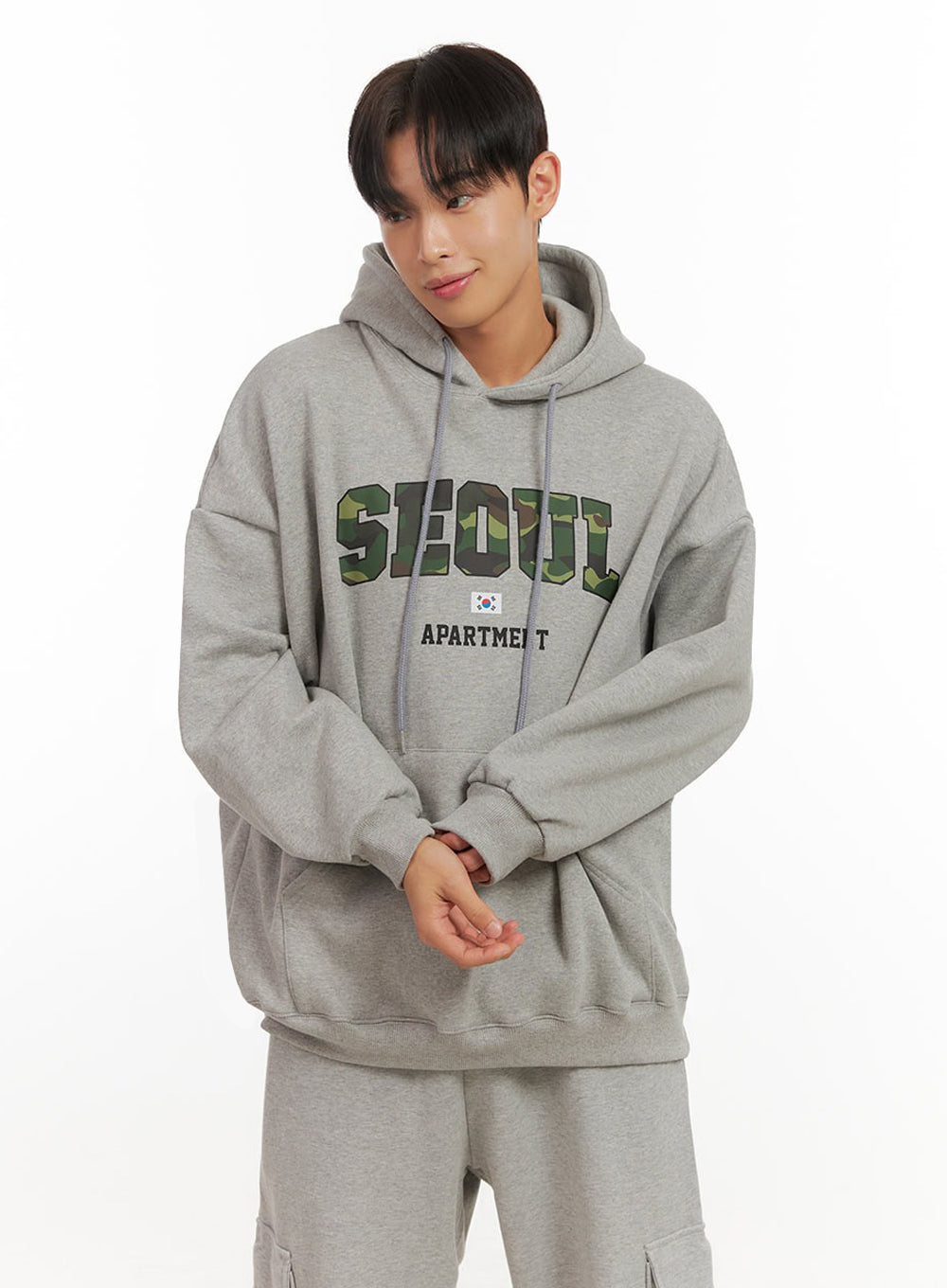 Men's Oversize Printed Hoodie ID413