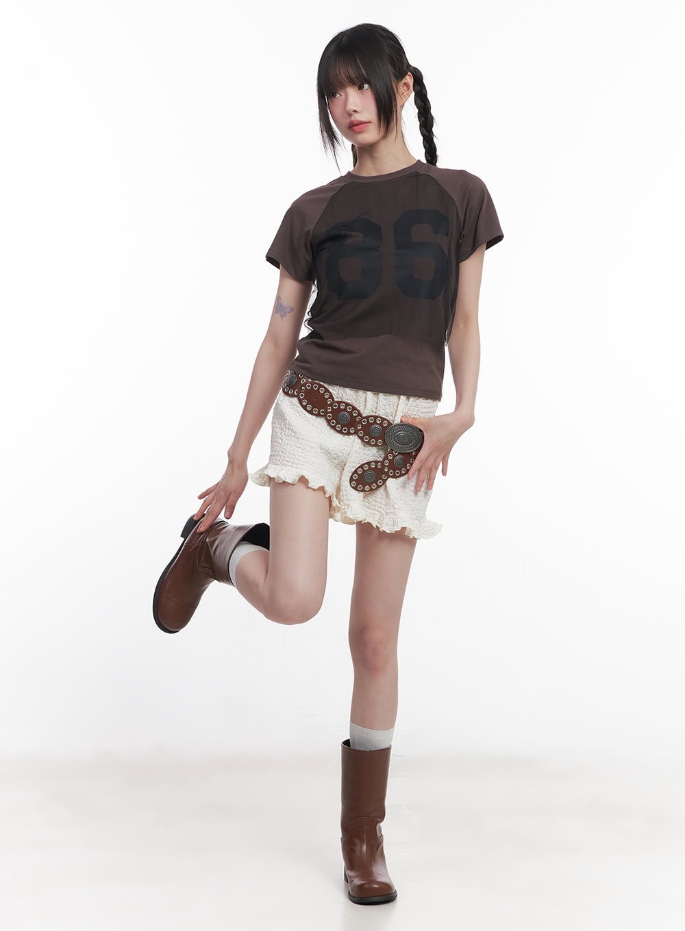 Frill Loose-Fit Shorts CU505