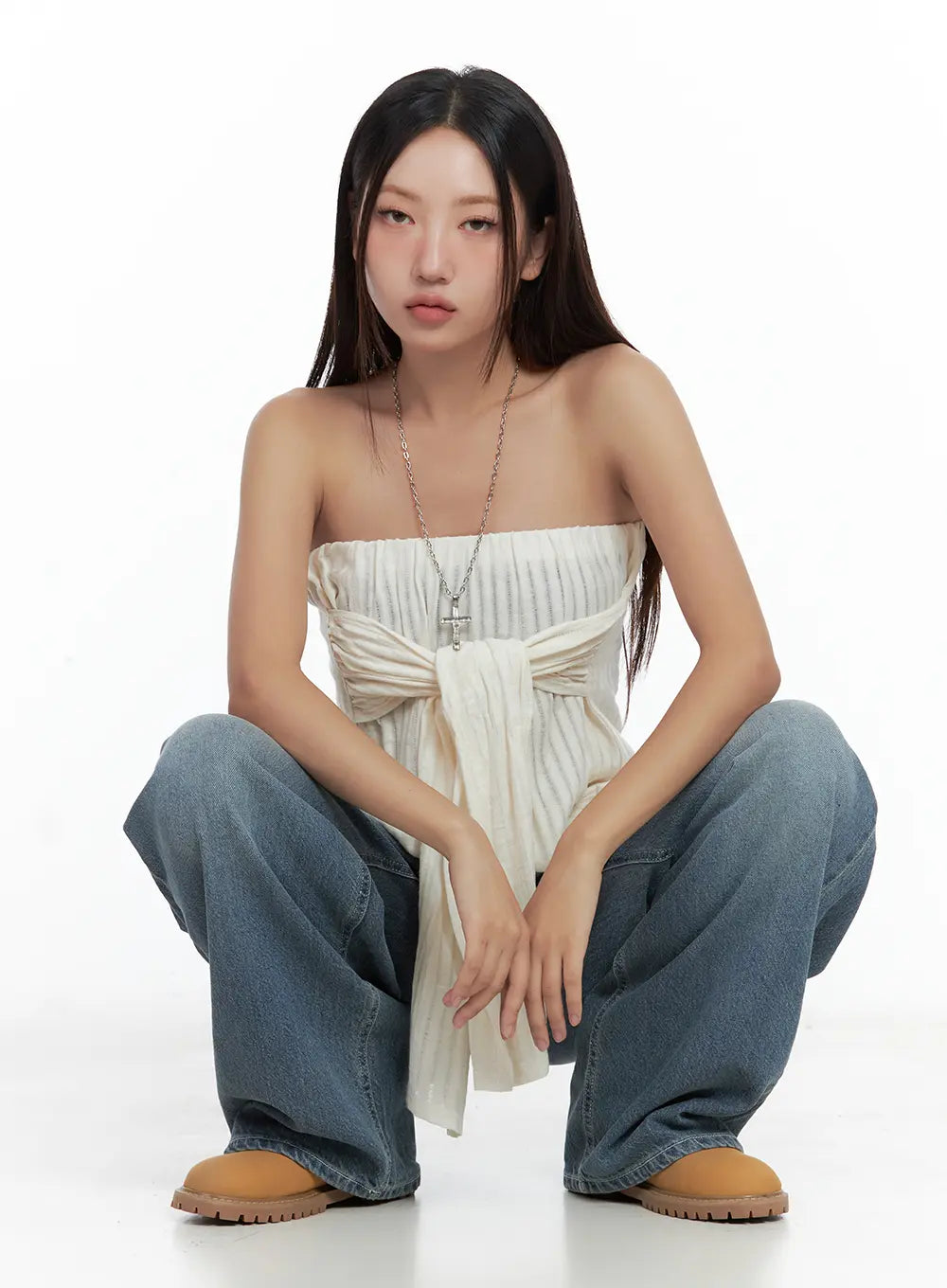 Convertible Bow-Tie Tube Top CL508