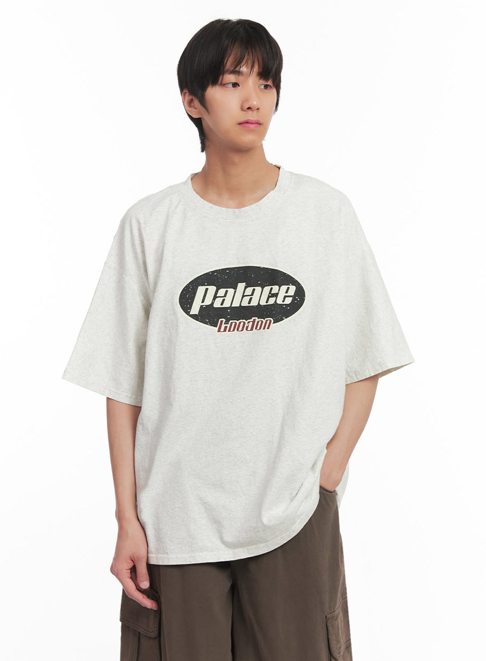Men's Urban Graphic Oversize T-Shirt IA510