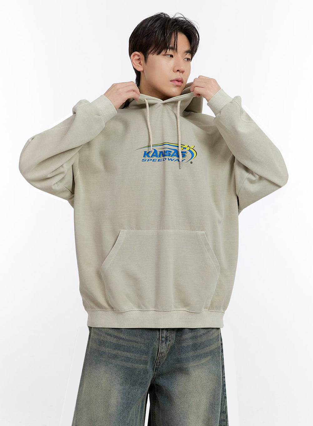 Men's Graphic Logo Hoodie IM525