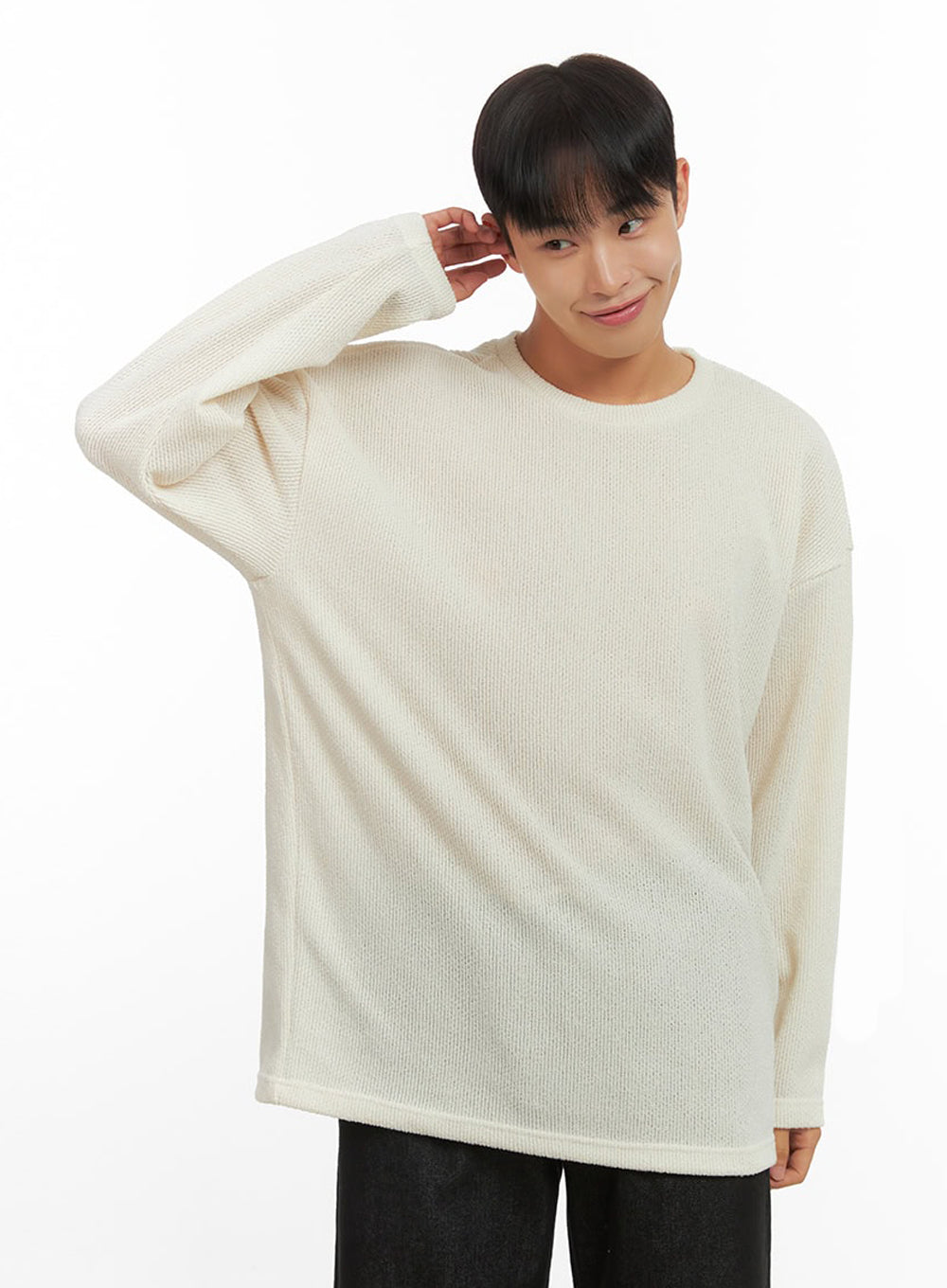 Men's Basic Oversized Knit IO420