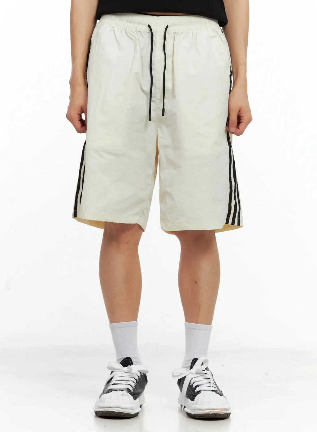 Men's Lightweight Striped Track Shorts IL516