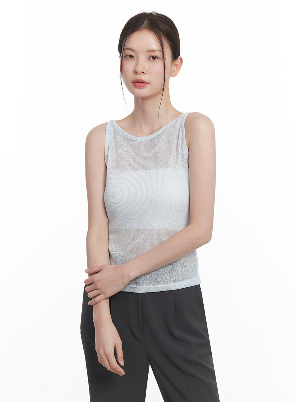 Sheer Knit Tank Top IY509