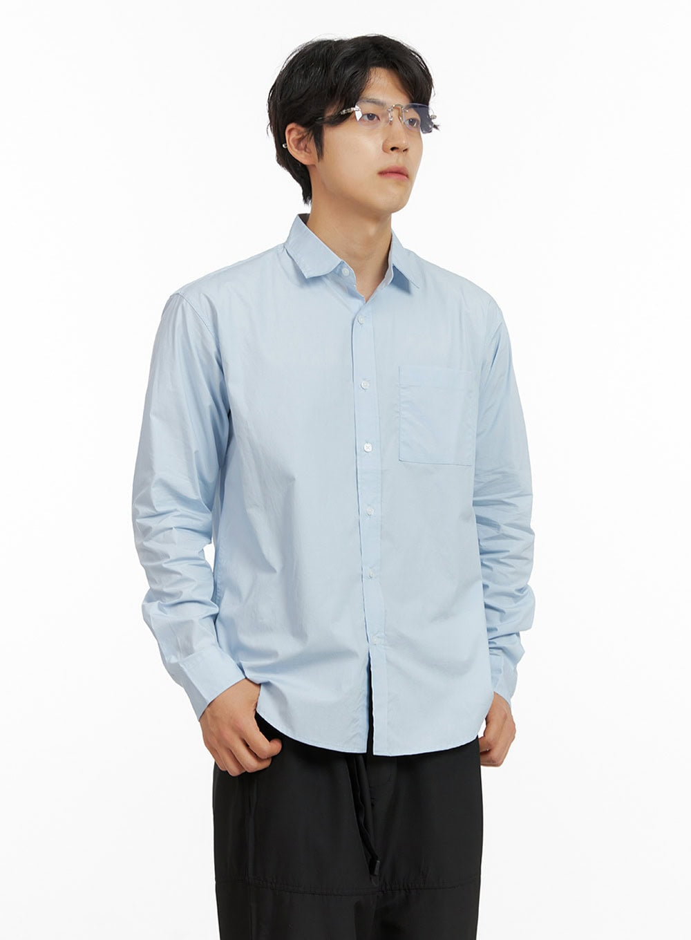 Men's Classic Button Shirt IG409
