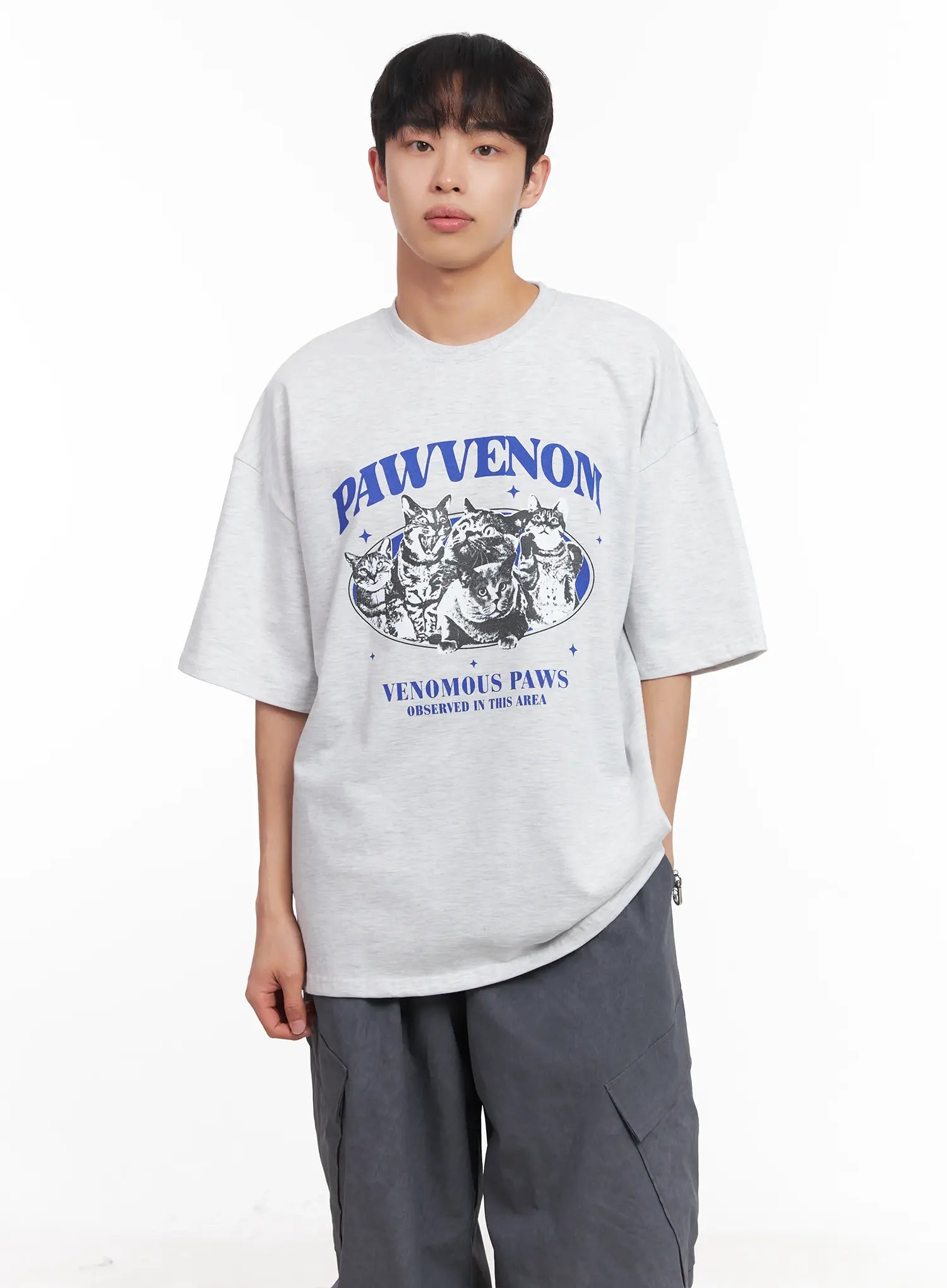 Men's Kitty Graphic T-Shirt IU519