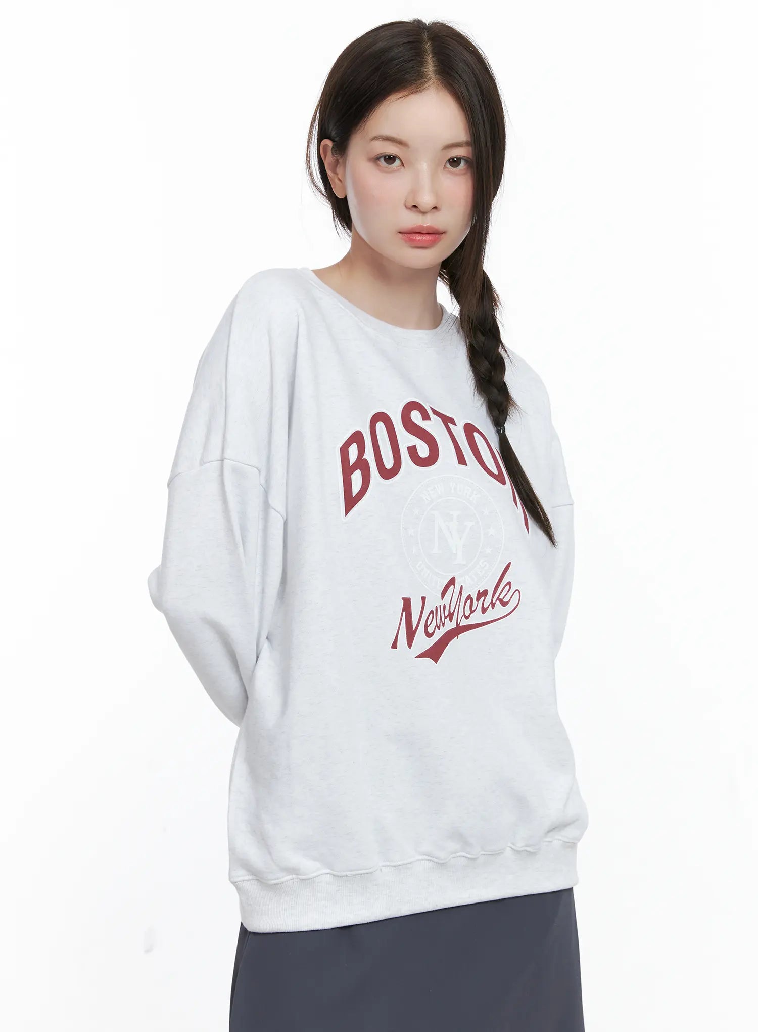 Lettering Oversized Sweatshirt CO503