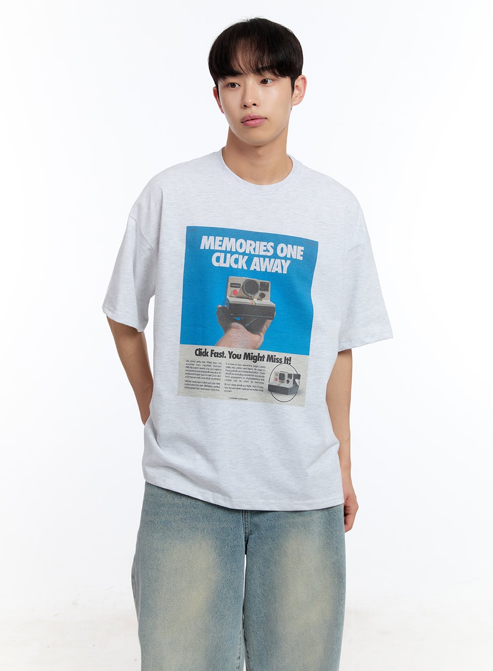 Men's Camera Graphic T-Shirt IY529