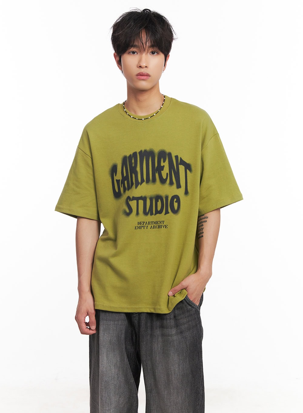 Men's Garment Graphic T-Shirt IY508