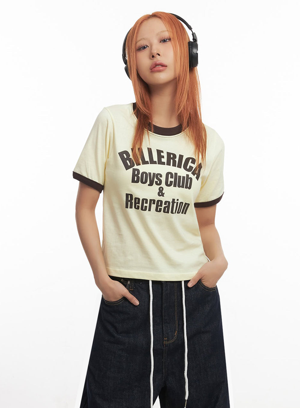 Billerica Graphic Cotton Top IA517