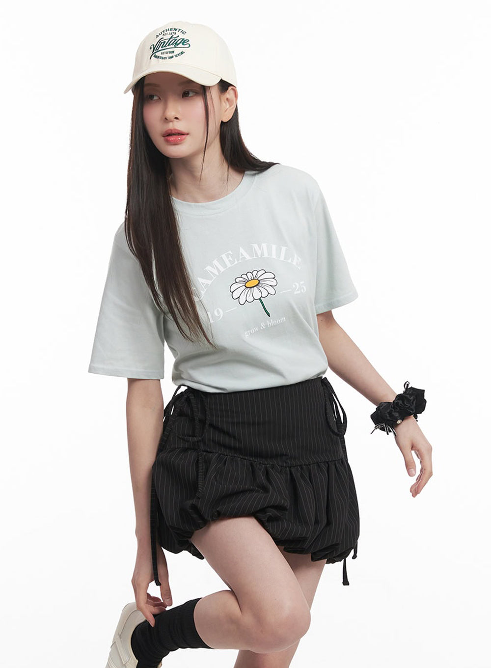 Graphic Flower T-Shirt  IY509