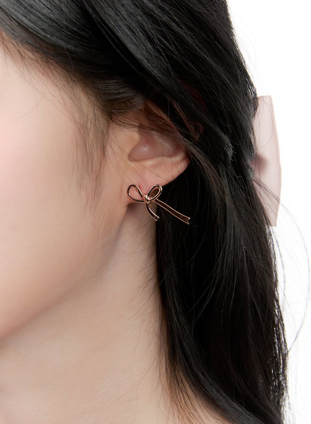 Stretched Ribbon Earrings CF528