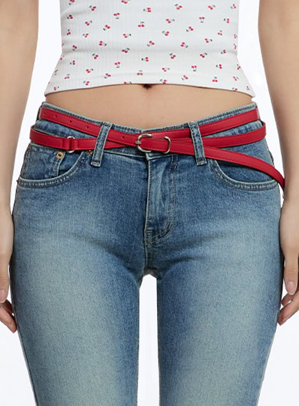 Slim Double Cross Belt IU503