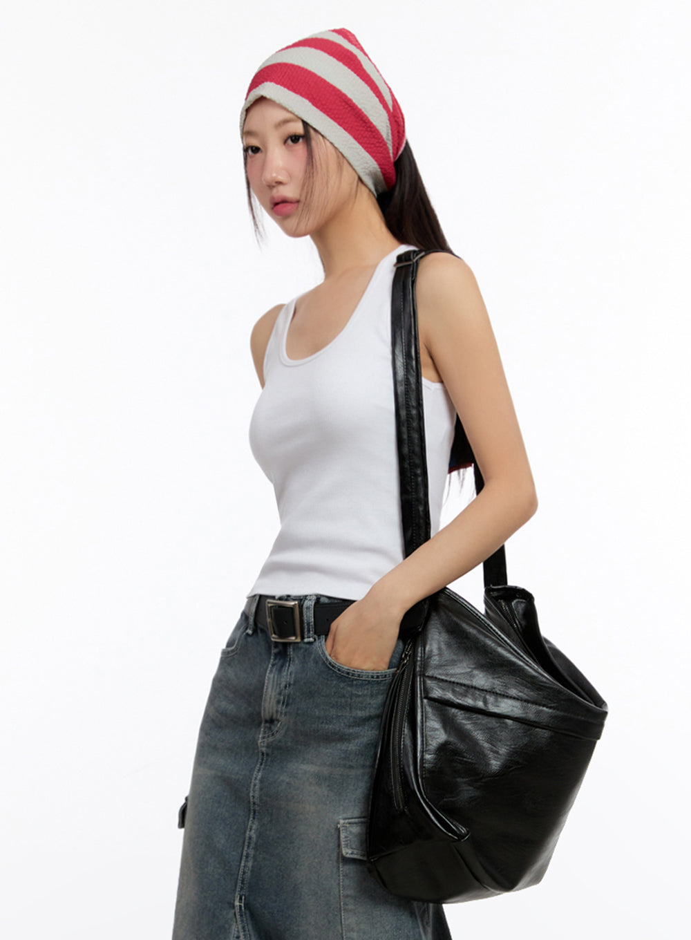 Graphic Chiffon Scarf IU509