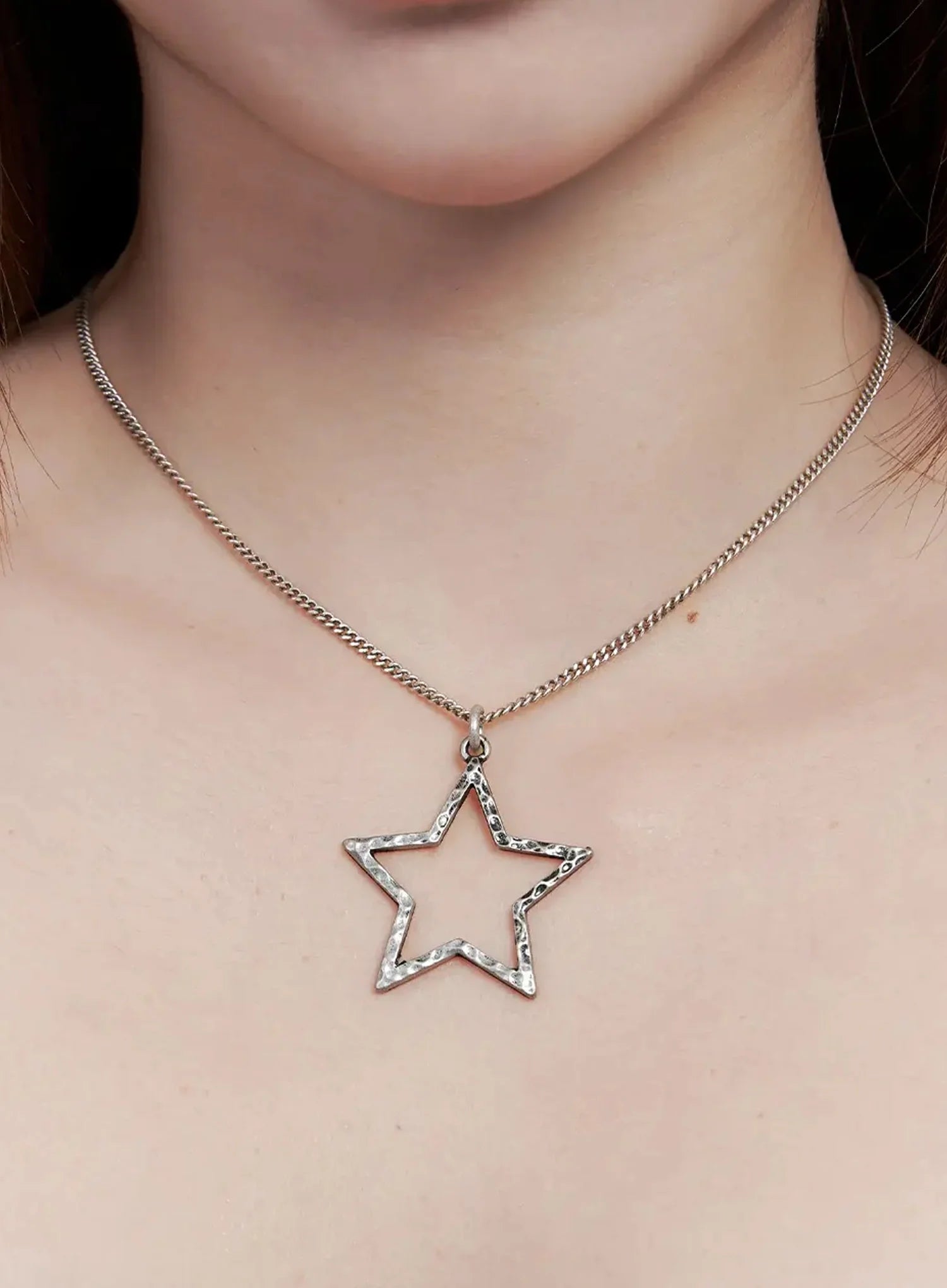 Star Pendant Chain Necklace IG528