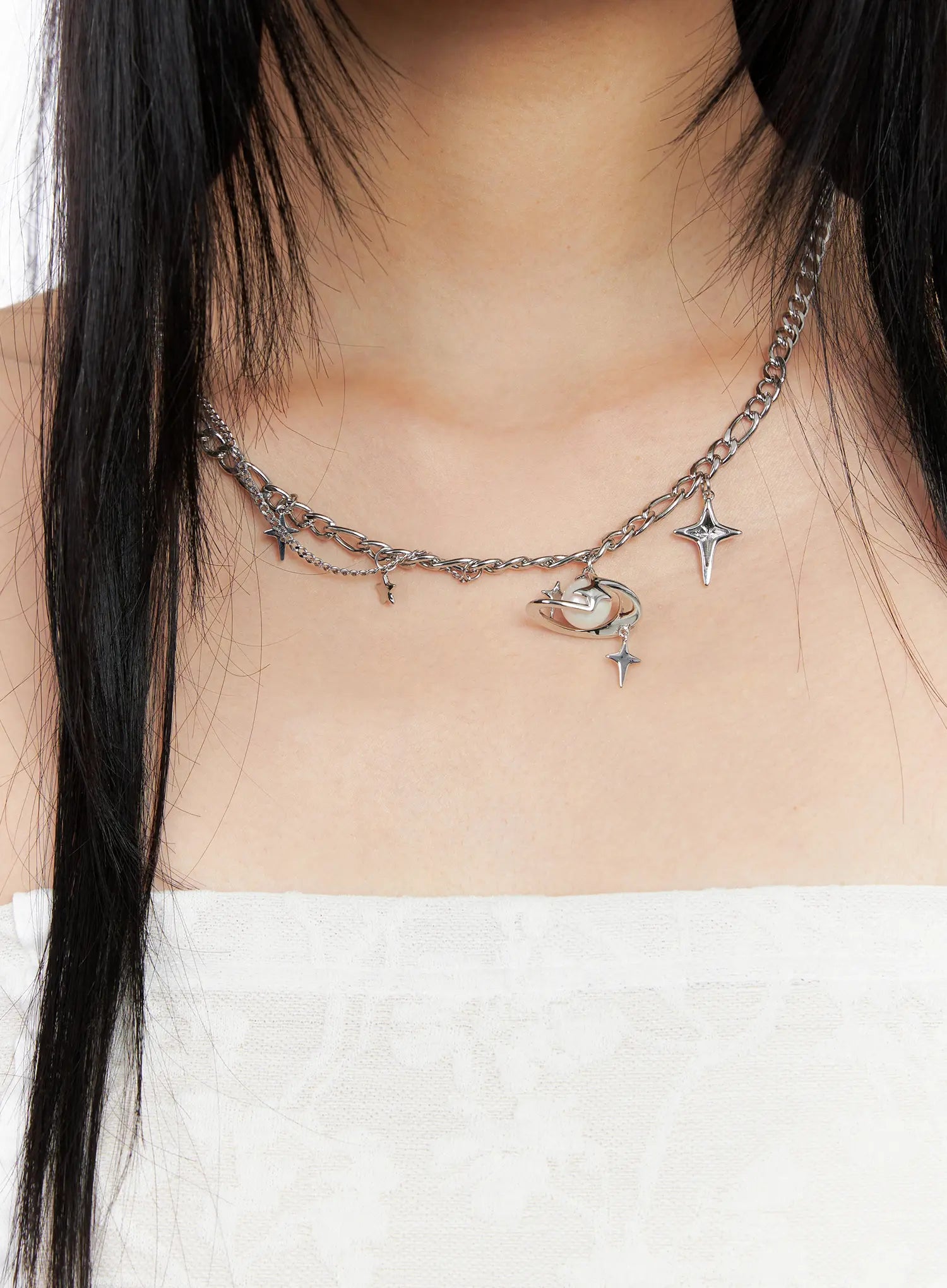 Saturn Chain Necklace CL530