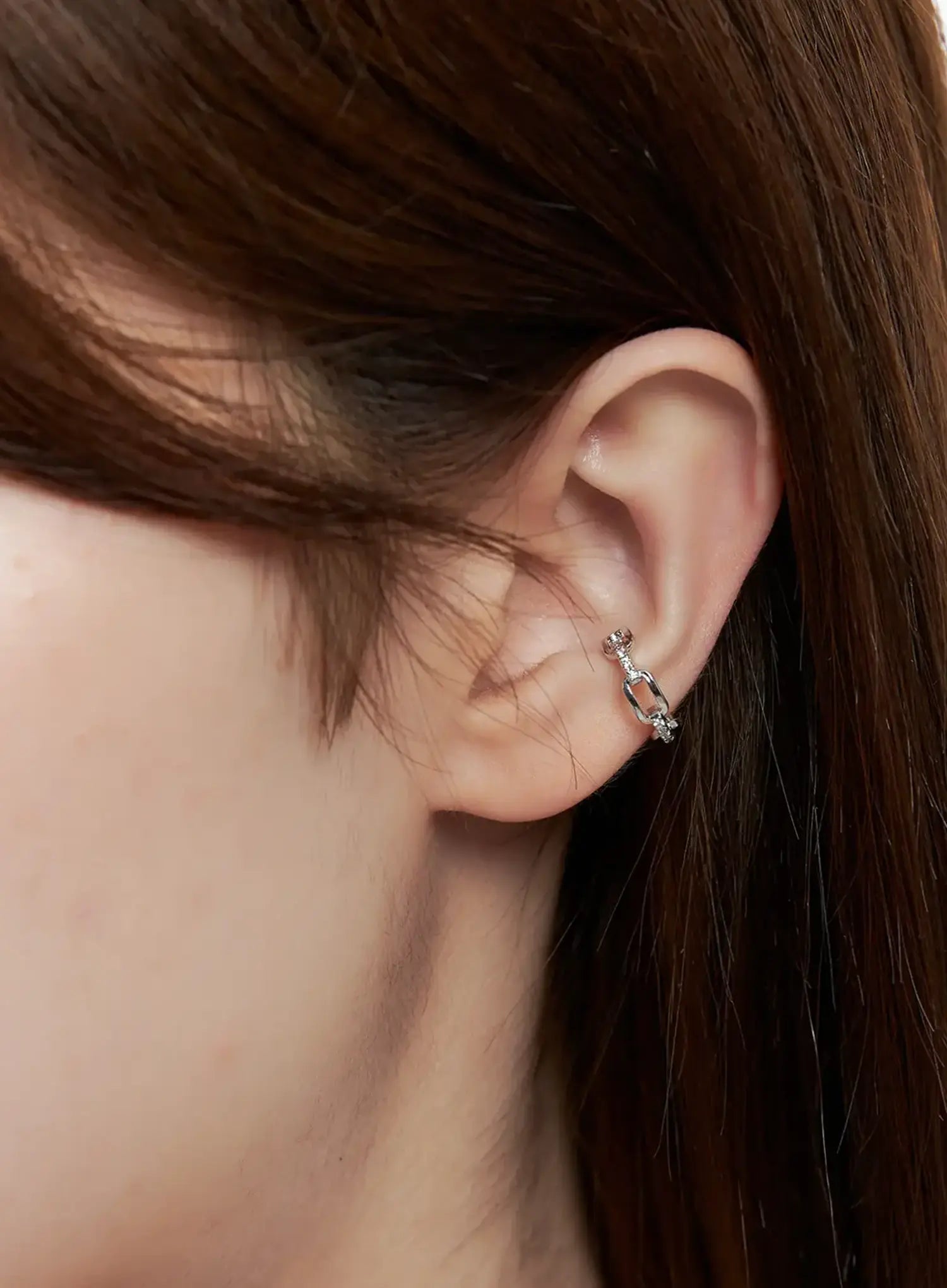 Cubic Clip-on Earcuff IG528