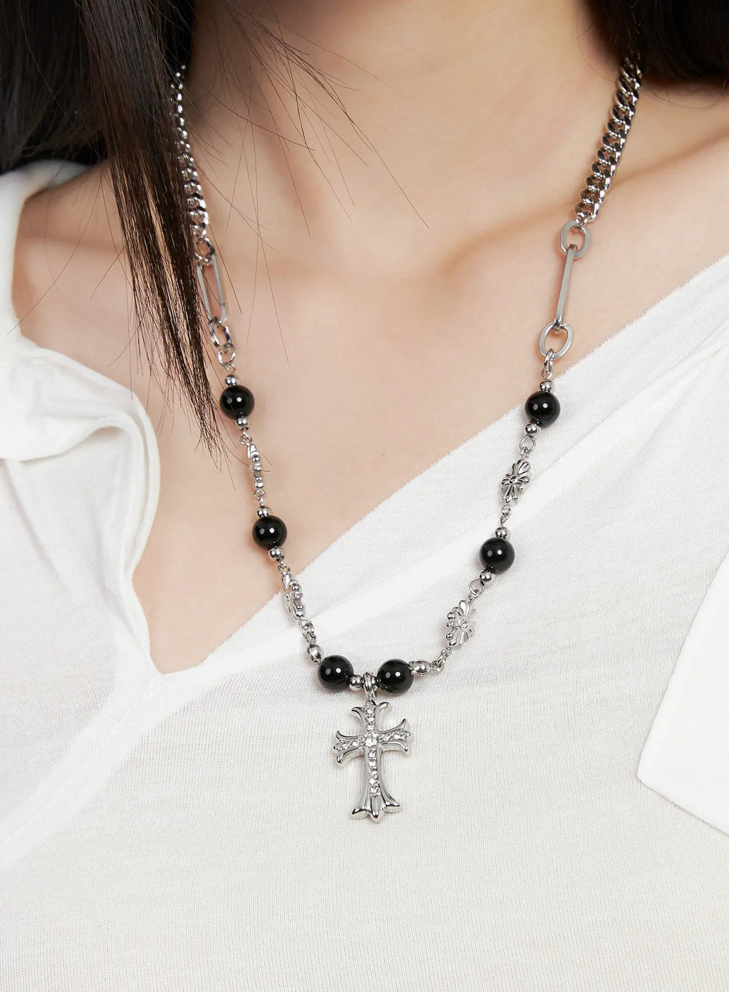 Gothic Cross Pendant Necklace CG526
