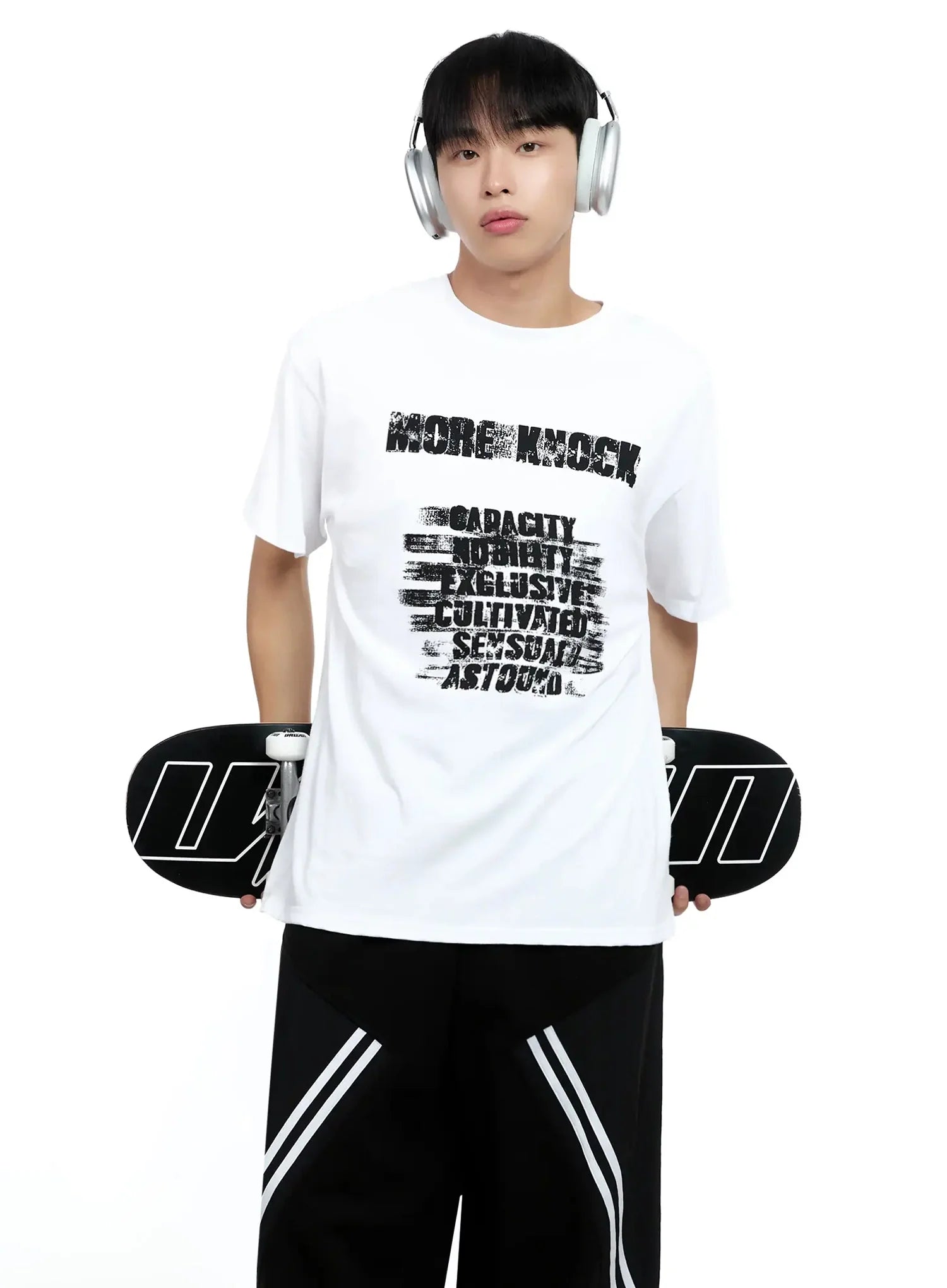 Men's Text Graphic T-shirt IG520